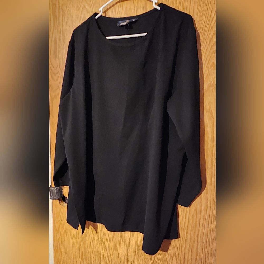 Elegant Black Long Sleeve Top